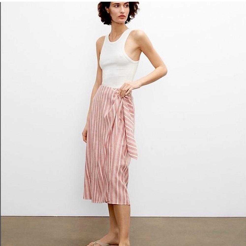 Club Monaco Wrap Stripe Skirt